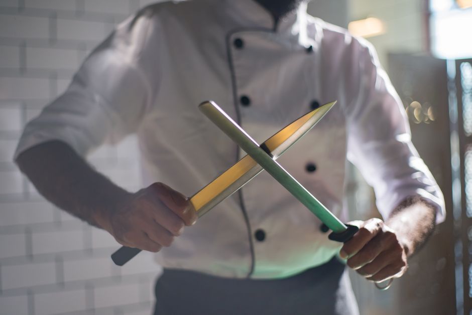 Couteau de cuisine aiguiseurs, fusils & pierres