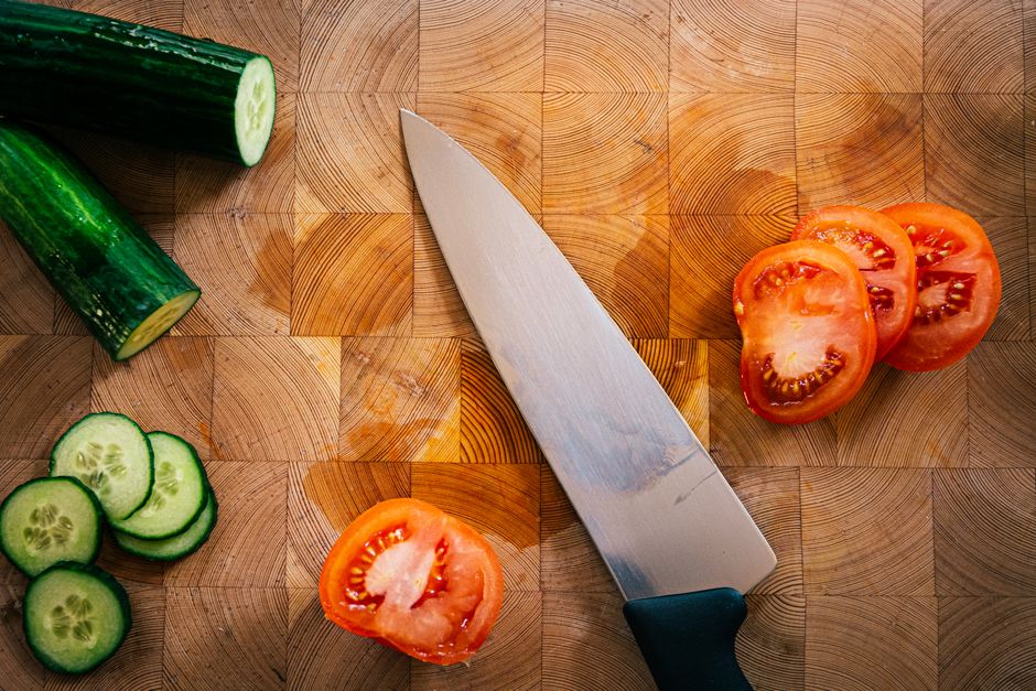 Couteau de cuisine planches &agrave; d&eacute;couper